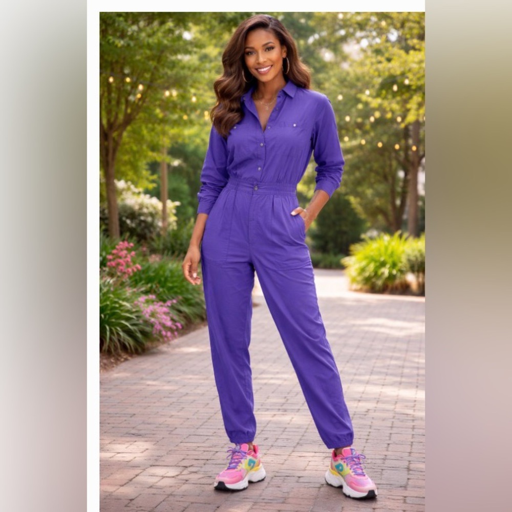 Purple Women's Jumpsuit